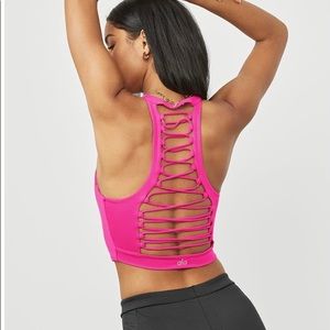 ALO Yoga Movement Bra - Neon Pink